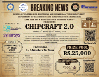 ChipCraft 2.0 VLSI Design Hackathon Poster